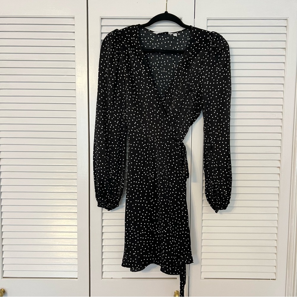 & Other Stories Polka Dot Wrap Dress